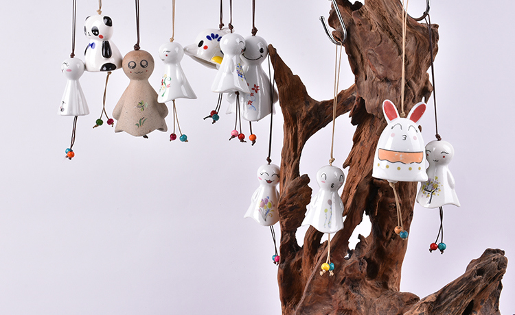 Processing Customized Various Cartoon Character Creative Ceramic Small Bells
