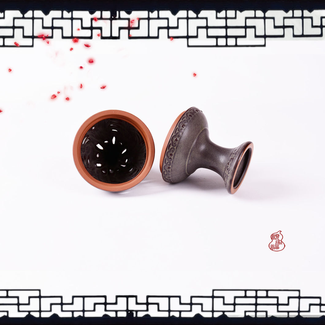 Ceramics Lotus Lantern Incense Burner Ceramic Handmade Sandalwood Censer Home Decoration