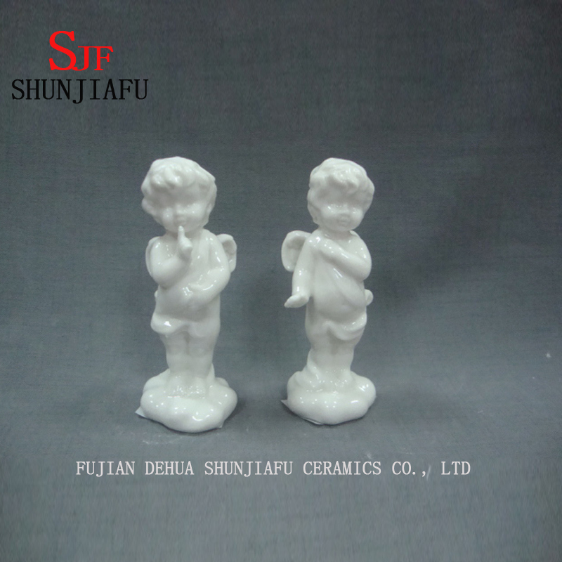 Cute Cupid Arrow Cherub Is at One's Prayer Ceramic Design