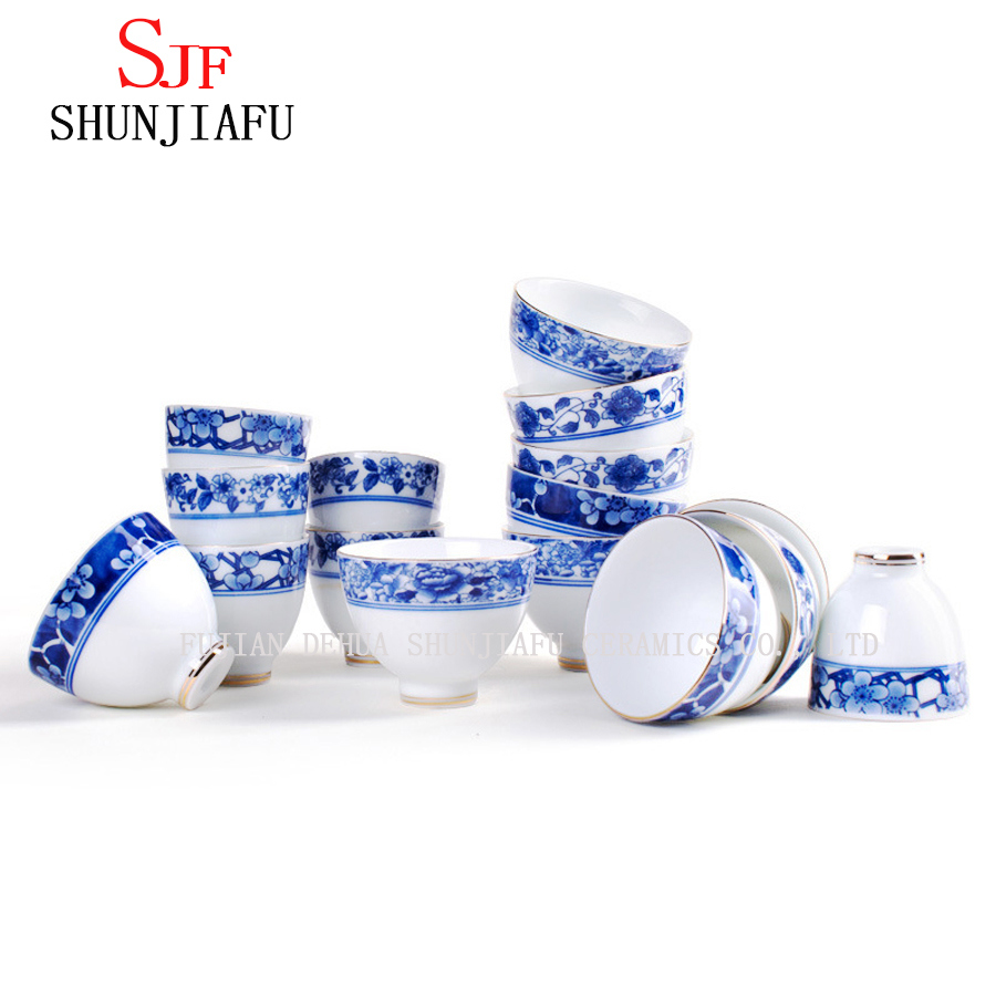 Originality Blue and White Porcelain Kung Fu Tea Cup Ceramic Small