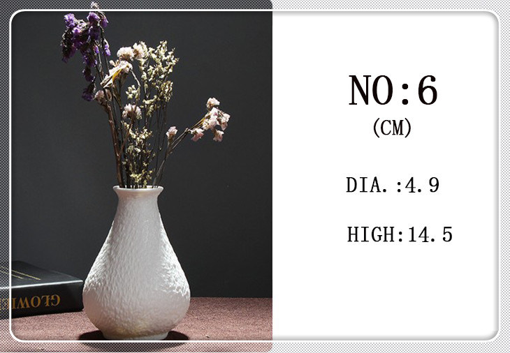 Wholesale Factory Price Various Elegant White Ceramic Porcelain Flower Vase