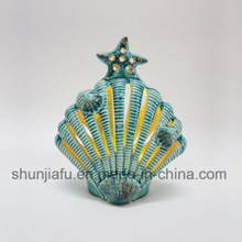 Urban Trends Ceramic Seashell LED