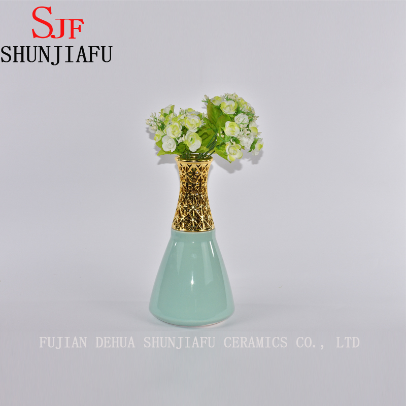 My Gift White Decorative Ceramic Flower Vase