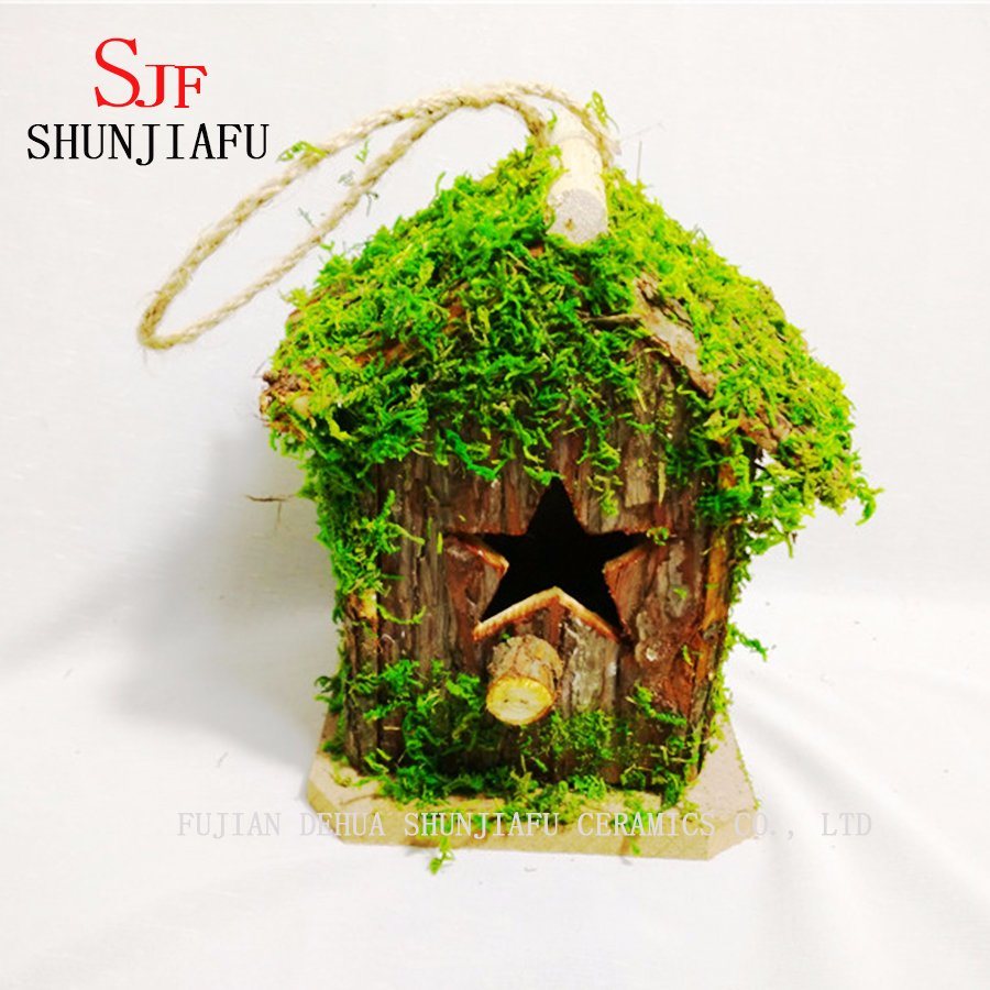 Customized Shape Wooden Bird Nest for Sale