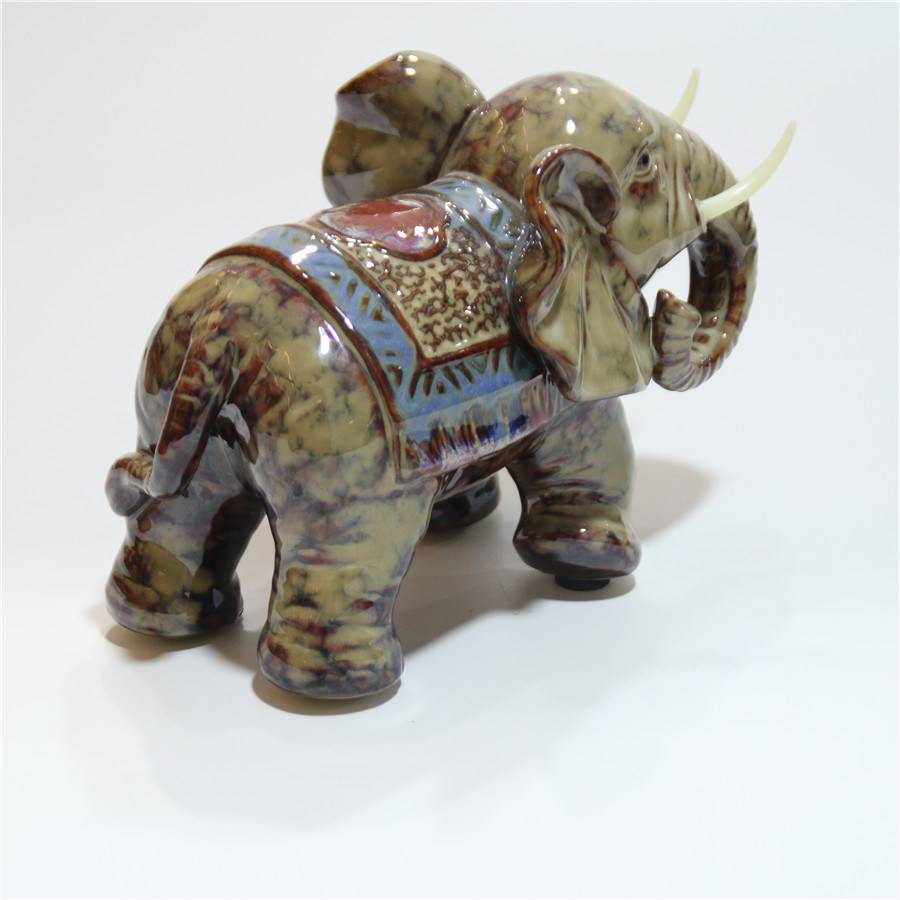 Ceramic Animal Elephant Home Furnishing Articles