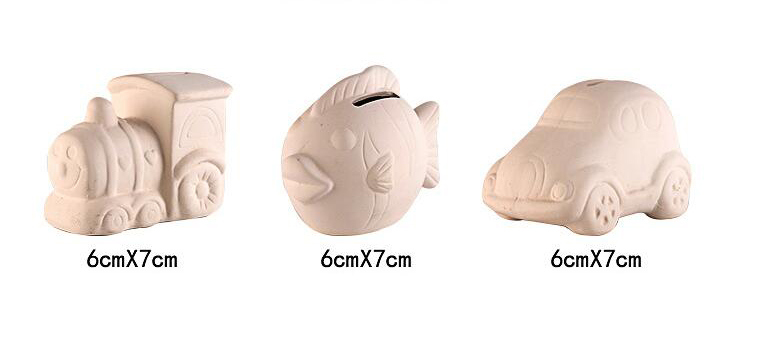 Ceramic DIY Oil Painting by Numbers with Halloween Design.