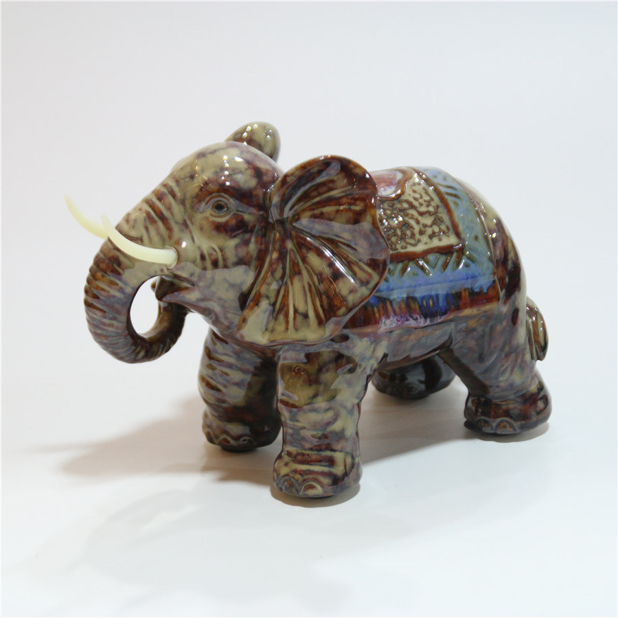 Ceramic Animal Elephant Home Furnishing Articles