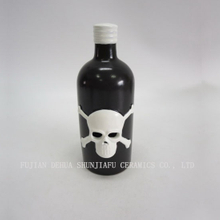 Ceramic Keepsake Skull Ornaments Bottle