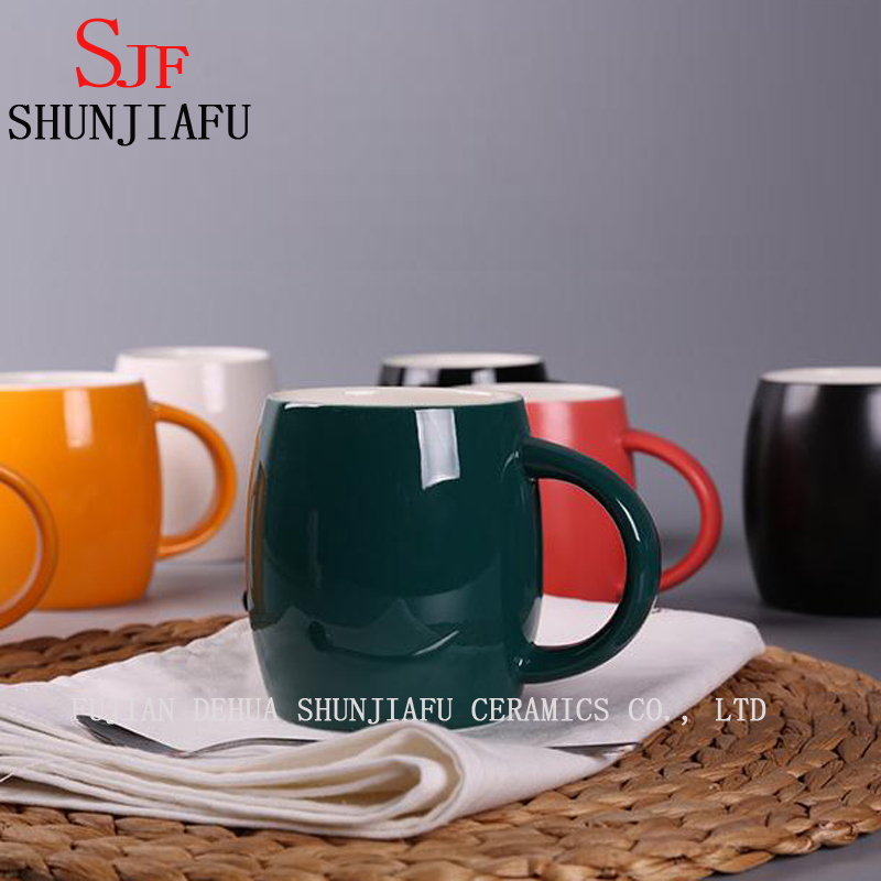 Custom Ceramic Cup Coffee Mugs (Outside Colorful)