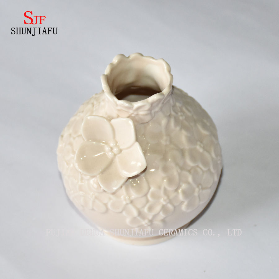 Handwork White modern Vase Home Choice Decorative Ceramic Vase, Gifts for Girlfriends, Moms, Birthdays and Weddings