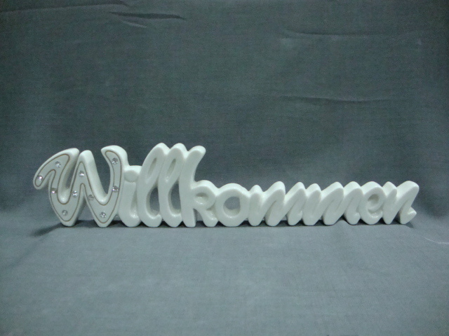 Ceramic Letter Decoration for Home /Festival /Office /SPA Decortation/B