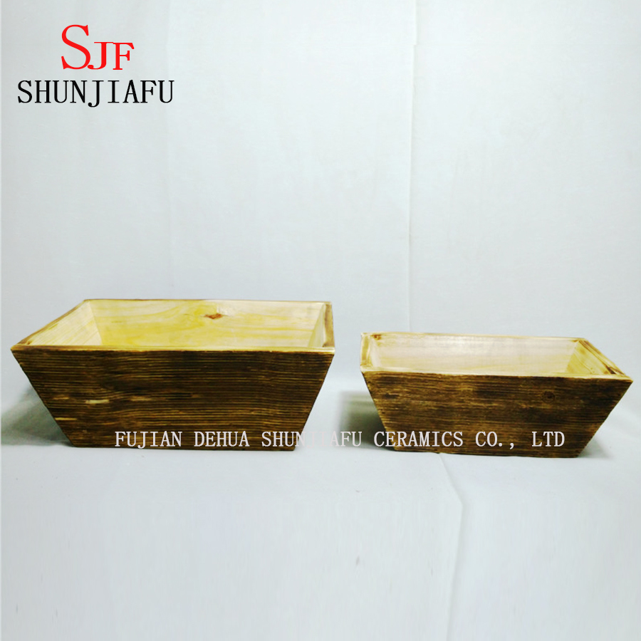 Flower Wooden Planter Box for Plants