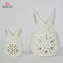 Owls Shape Ceramic Candle Holders/E