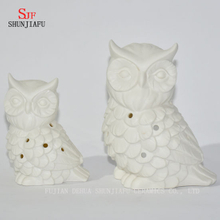 Owls Shape Ceramic Candle Holders/a