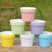 Macaron Colorful Small Succulent Planter Ceramic Flowerpot Container Home Decoration