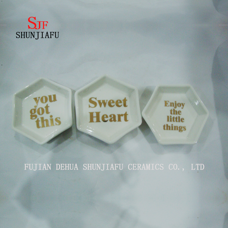 Ceramic Tableware Salad Dish Unique Tableware Personality (Letter shapes)