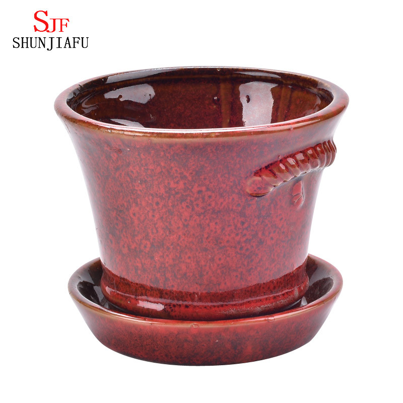 Ceramic Multi-Meat Flowerpot Wholesale, Creative Bonsai.