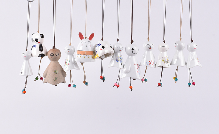 Processing Customized Various Cartoon Character Creative Ceramic Small Bells
