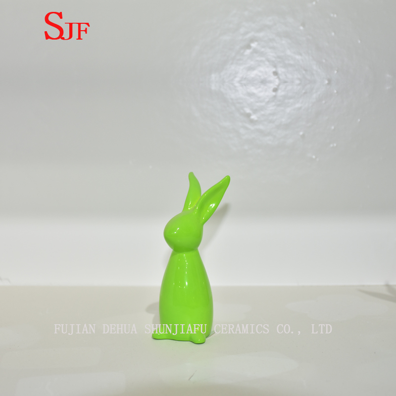Ceramic Bunny Rabbit Home Furnishing Articles