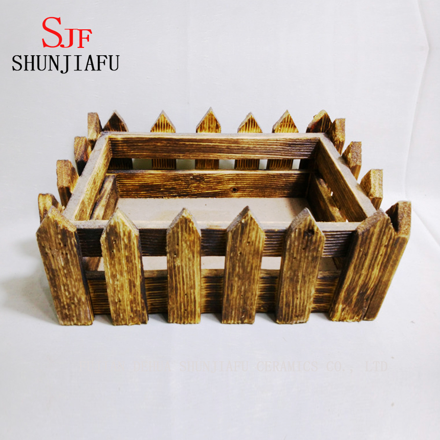 Flower Wooden Planter Box for Plants