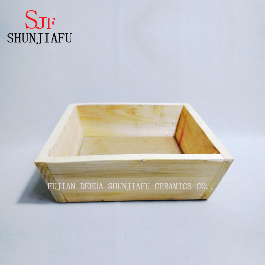 Creative Wooden Planter Small Wooden Planters for Succulent Plant