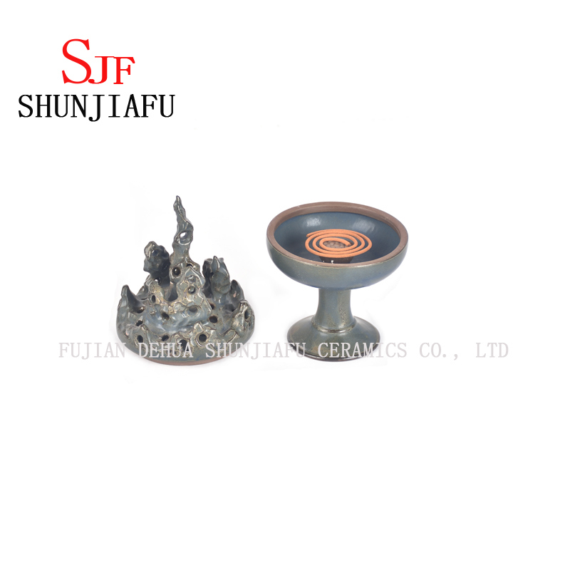 Unique Tripod Type Ceramic Incense Burner
