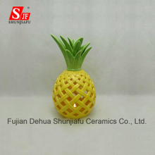 Ceramic Pineapple LED for Decoration