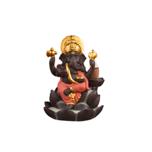 Gules Sitting Style Ganesha Incense Burner Ceramic Incense Burner Backflow 