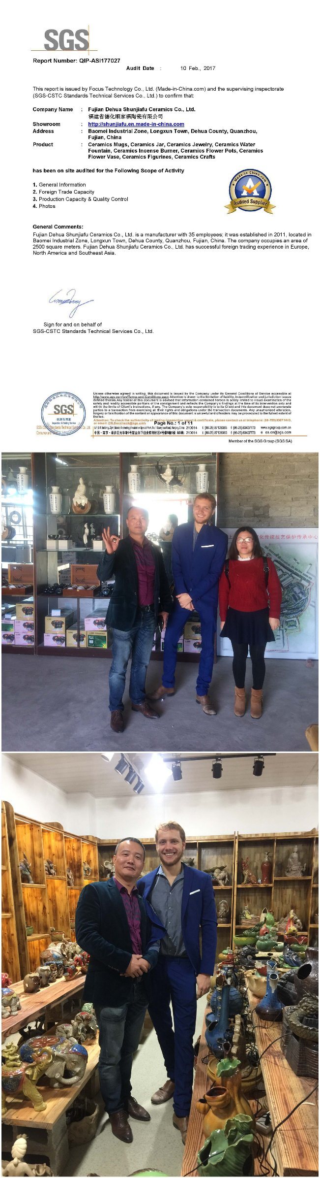 Ceramic Animal Elephant Home Furnishing Articles