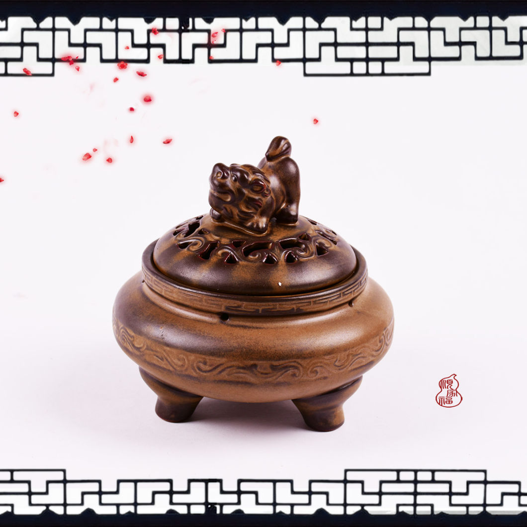 Sleeping Lion Ring Incense Burner Incense Burner, Incense Holder, Censer, for Meditation