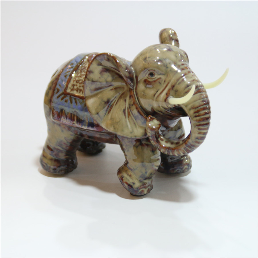 Ceramic Animal Elephant Home Furnishing Articles