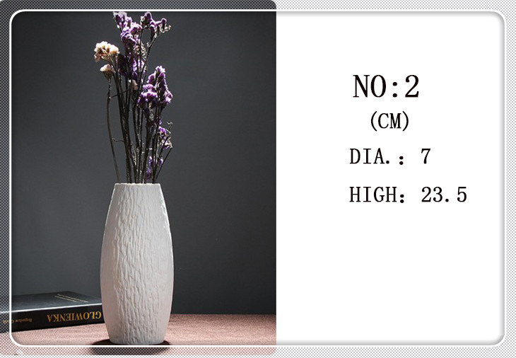 Wholesale Factory Price Various Elegant White Ceramic Porcelain Flower Vase