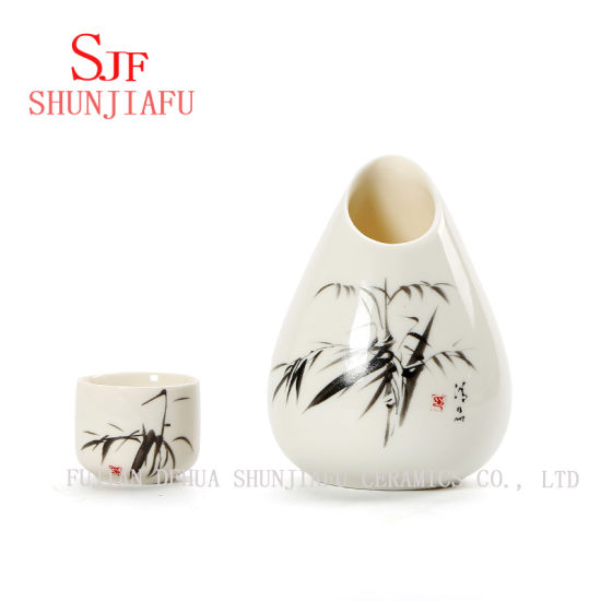 Porcelain Wine Pot Wine Cup Ceramic Sake Wine Set