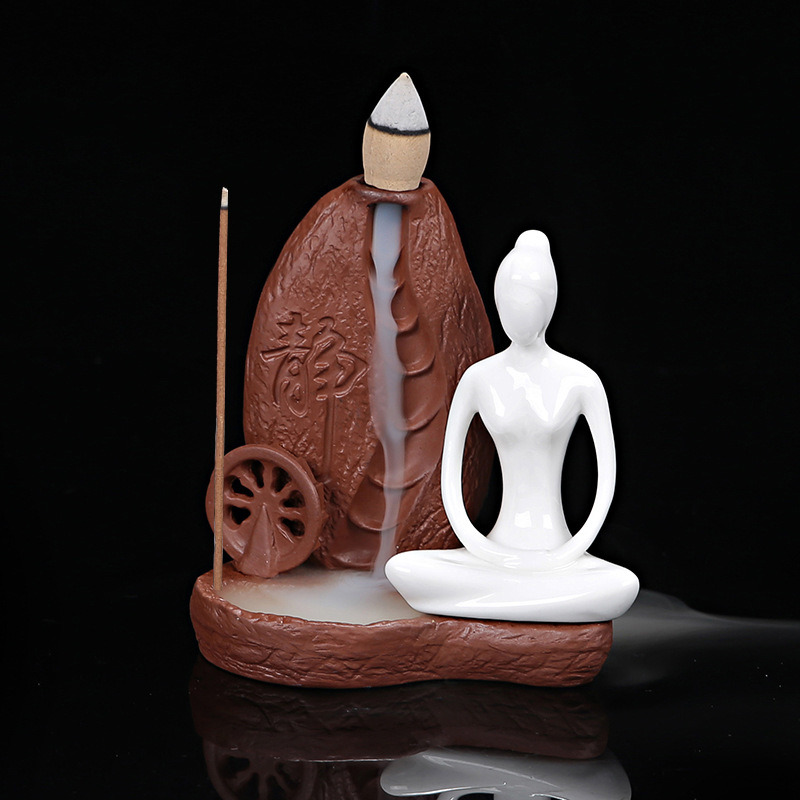 Originality Yoga Ceramic Incense Burner Censer