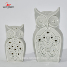Owls Shape Ceramic Candle Holders/B