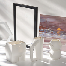 Home Decoration White White Porcelain Vase