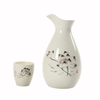 Ceramic Sake Wine Sets with Warm Wine Pot Wine Cup Wine Vase