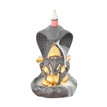 Home Decoration Ganesha statue Ceramic Waterfall Backflow Incense Burner 