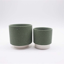 Ceramic Blue Pink Ceramic Candle Cup Set