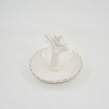 Owl Style Home Decor Gift Jewelry Display Tray Wedding Gift Ceramic Ring Holder Custom Trinket Tray