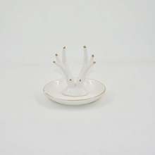 Wedding Supply Home Decor Gift Jewelry Display Tray Wedding Gift Ceramic Ring Holder Custom Trinket Tray