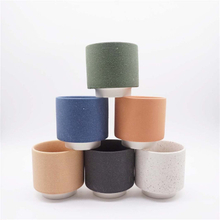 Various Colors Ceramic Candle Cup 