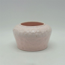 Home Furnishing Decoration Tabletop Ceramic Vase Desktop Decoration Polyhedrosis Pink Cuboid Ceramic Vase