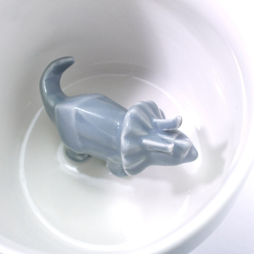 cup Bottom Equipped with Dinosaur Tortoise Ceramic coffee cup Water cup Teacup
