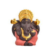 Hot Selling Home Decor Wedding Gift Different Color Choose Golden Ceramic Ganesha Statue