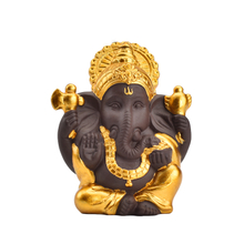Whole Gold Home Decor Wedding Gift Different Color Choose Golden Ceramic Ganesha Statue